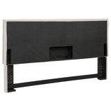 Izzy Upholstered King Panel Headboard Sand - 315985K