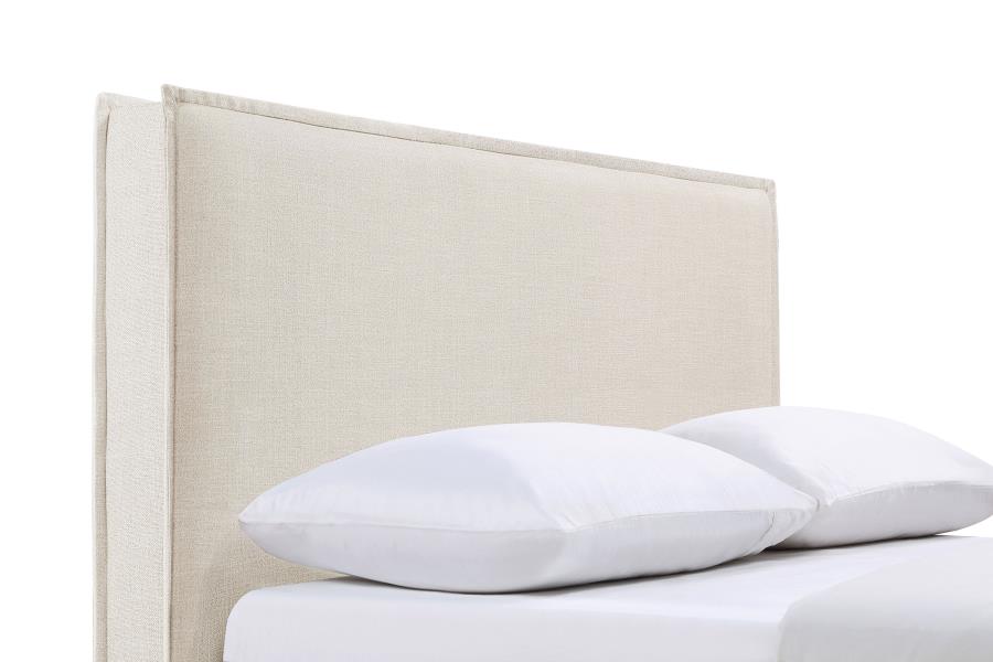 Izzy Upholstered King Panel Headboard Sand - 315985K