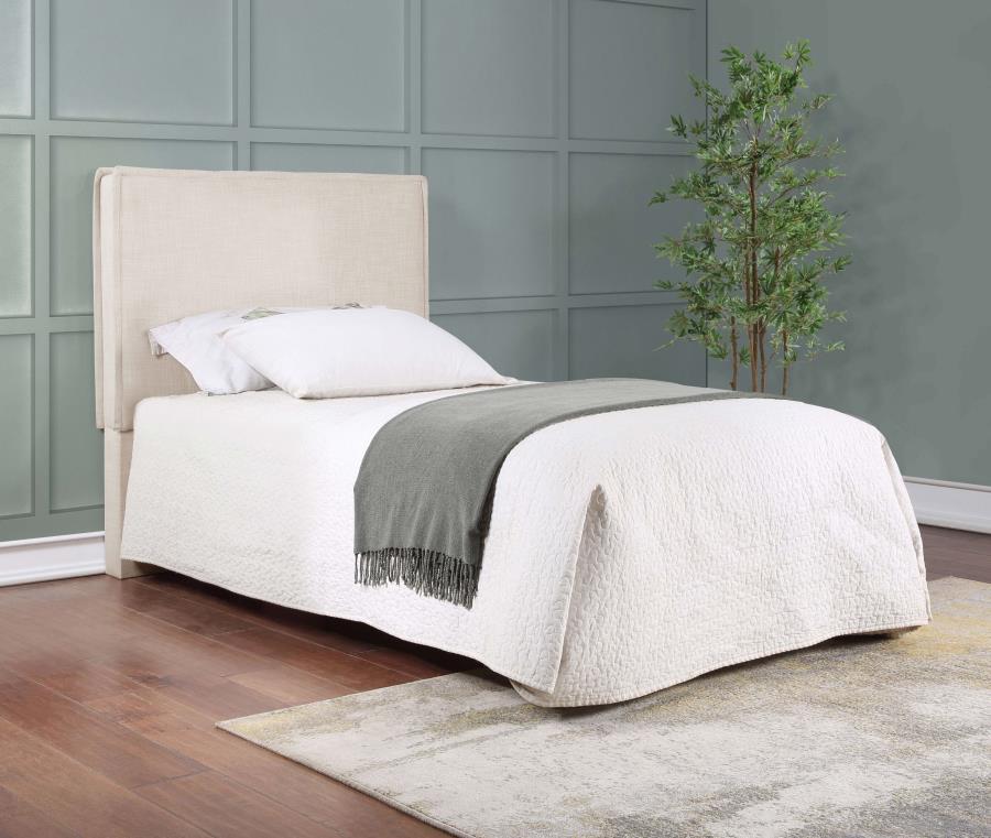 Izzy Upholstered Twin Panel Headboard Sand - 315985T