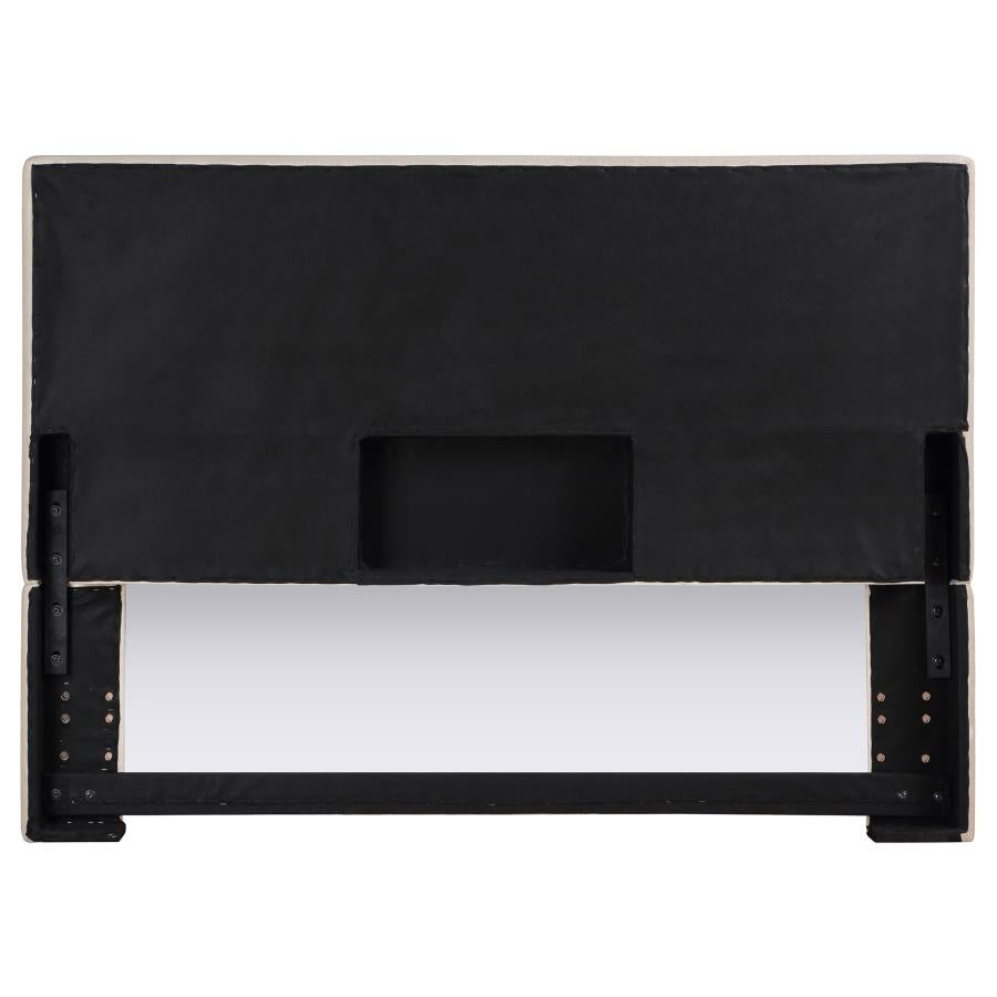 Kosmo Upholstered Queen or Full Panel Headboard Sand - 315993QF