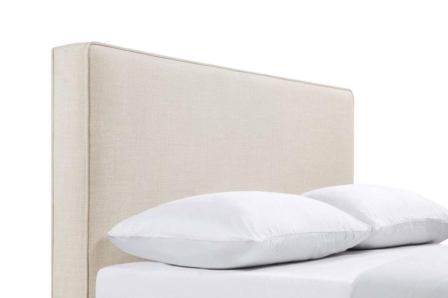 Kosmo Upholstered Queen or Full Panel Headboard Sand - 315993QF
