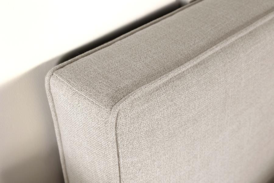 Kosmo Upholstered Queen or Full Panel Headboard Sand - 315993QF