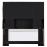 Kosmo Upholstered Twin Panel Headboard Sand - 315993T