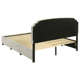 Marianna 4-drawer Upholstered Eastern King Storage Bed Cream - 316011KE