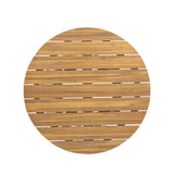 Outdoor Round Top Dining Table, Round Bistro Table - Teak