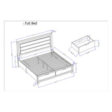 Cllisie - 5 Piece Bedroom Set With Padded Headboard