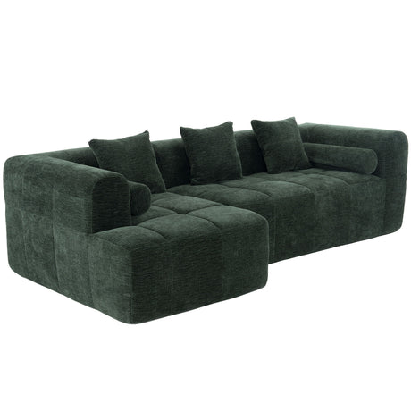Sectional Free Combined Sofa With 2 Side Pockets