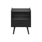 Modern Accent Table With Storage Drawer
