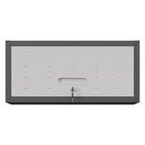 Heavy Duty Metal Wall Mounted Tool Storage Cabinet Steel Metal Garage Storage Cabinet - Black / Gray