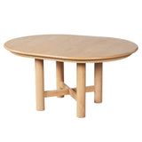 Extendable Oval Dining Table With Leaf