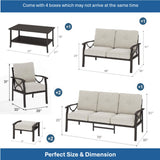 Patio Furniture Set & Coffee Table For Backyard