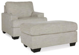 Vayda Chair and Ottoman - 33104U2