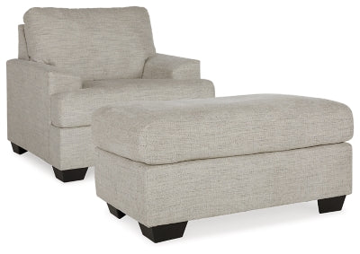 Vayda Chair and Ottoman - 33104U2