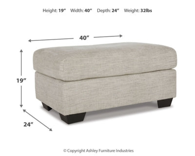 Vayda Chair and Ottoman - 33104U2