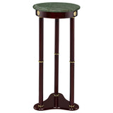 Edite Round Marble Top Plant Stand Merlot - 3315