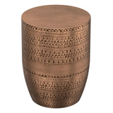 Johnsen - Handcrafted Large Metal Accent Table