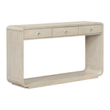 Console Table With 3 Drawers And Display Shelf