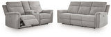 Barnsana Power Reclining Sofa and Loveseat - 33201U1