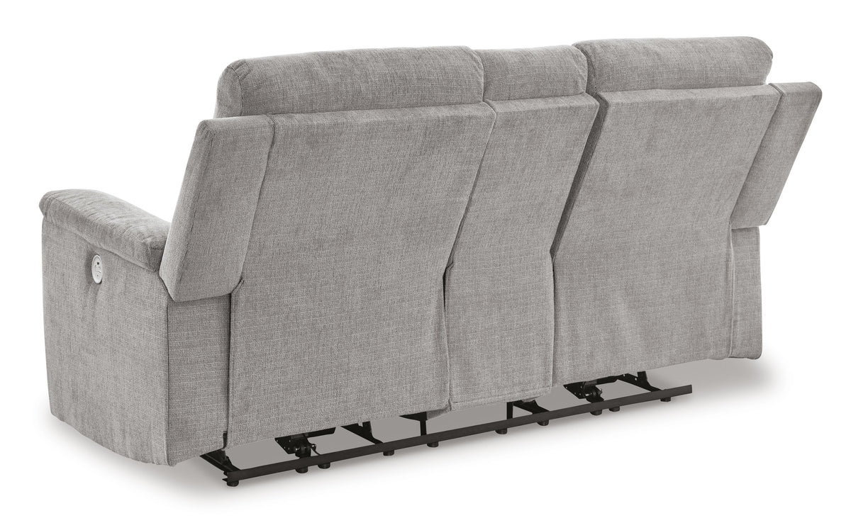 Barnsana Power Reclining Loveseat with Console - 3320196