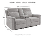 Barnsana Power Reclining Sofa, Loveseat and Recliner - 33201U2