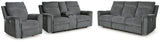 Barnsana Power Reclining Sofa, Loveseat and Recliner - 33202U2