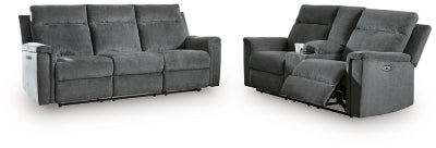 Barnsana Power Reclining Sofa and Loveseat - 33202U1