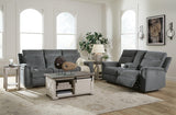 Barnsana Power Reclining Sofa and Loveseat - 33202U1
