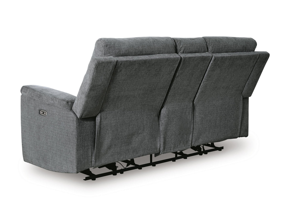 Barnsana Power Reclining Loveseat with Console - 3320296