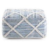 Cowan - Handcrafted Square Pouf