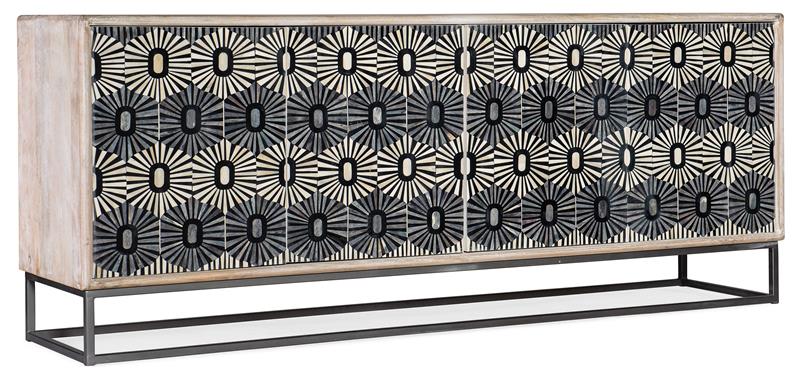 Melange Whitmore Four Door Credenza - 628-85111-02