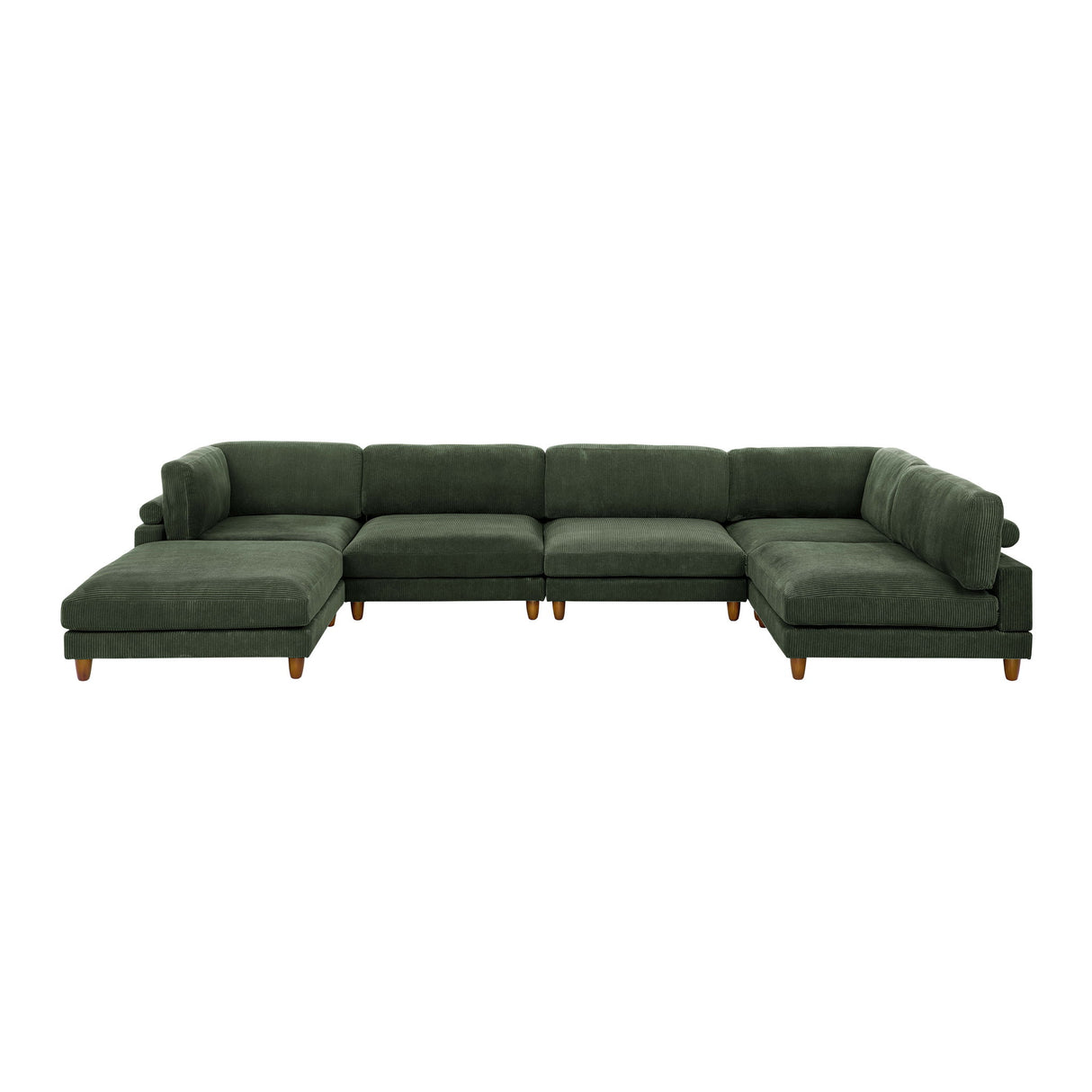 Modern Modular Sectional With Adjustable Back Support
