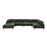 Modern Modular Sectional With Adjustable Back Support