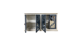 ZVA CIRCLE CONSOLE W/MIRROR LCD - CIRCLEML