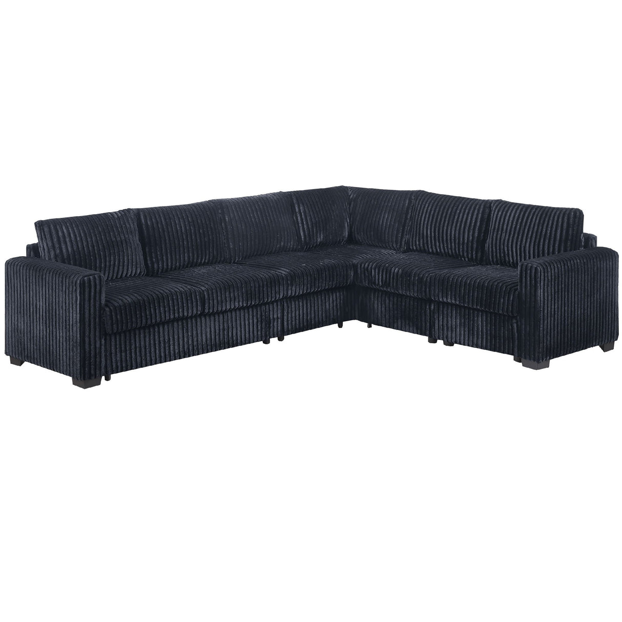 L-Shaped Sectional Set For Living Room