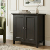 Amherst - 2 Door Storage Cabinet & Adjustable Shelving - Brown