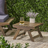 Sedona - Outdoor Side Table With Open Slat Design