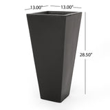 Outdoor Modern Cast Stone Planter