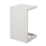 Aluminum Outdoor C - Shaped Side Table For Patio