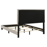 Boyd Upholstered Full Panel Bed Ivory - 350051F