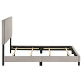 Boyd Upholstered Full Panel Bed Ivory - 350051F