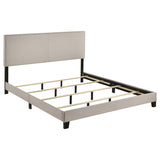 Boyd Upholstered California King Panel Bed Ivory - 350051KW