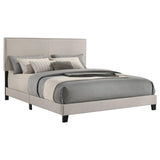 Boyd Upholstered California King Panel Bed Ivory - 350051KW