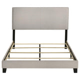 Boyd Upholstered Queen Panel Bed Ivory - 350051Q
