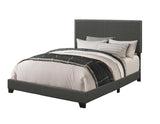 Boyd Upholstered Full Panel Bed Charcoal - 350061F