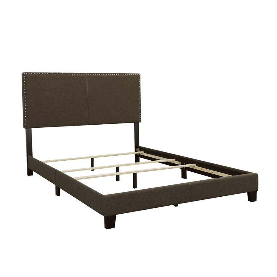 Boyd Upholstered California King Panel Bed Charcoal - 350061KW