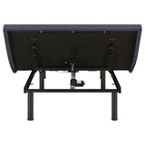 Clara Full Adjustable Bed Base Grey and Black - 350131F