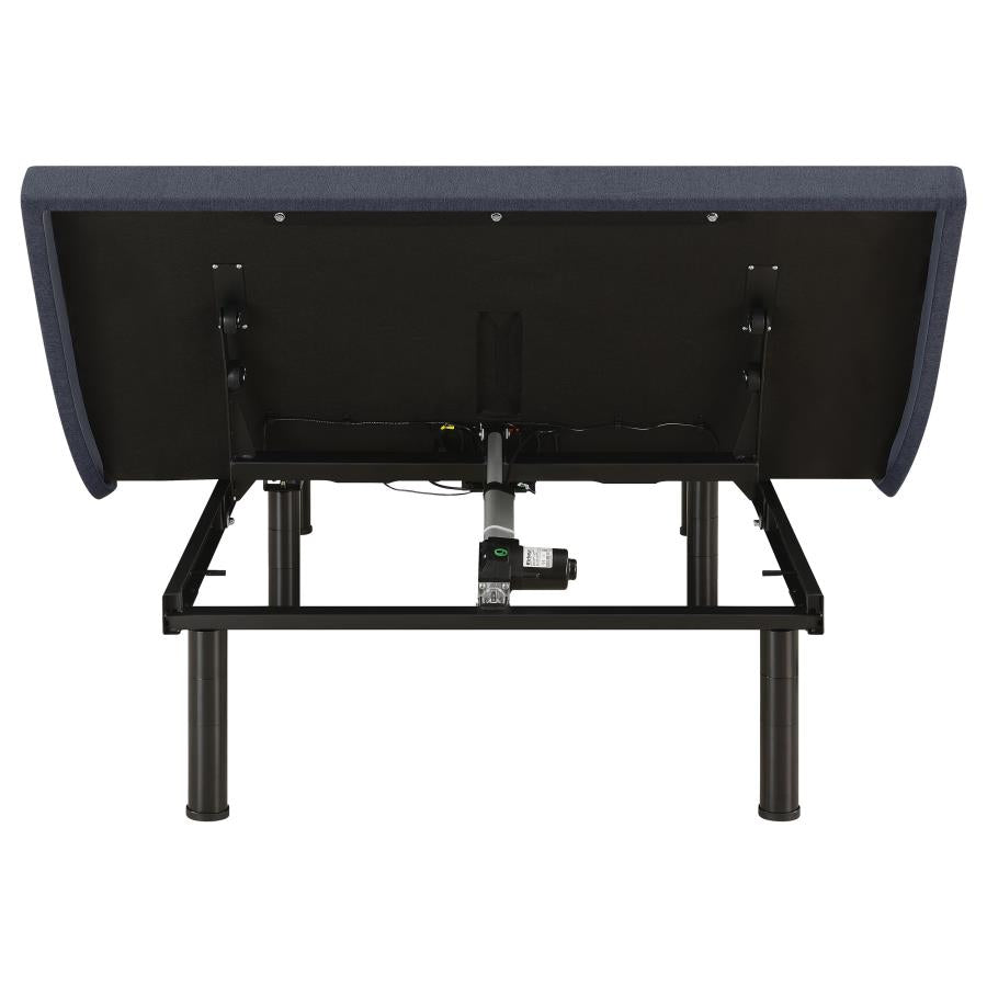 Clara Twin Extra Long Adjustable Bed Base Grey and Black - 350131TL