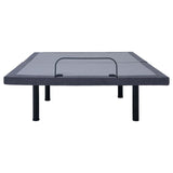 Negan Twin Extra Long Adjustable Bed Base Grey and Black - 350132TL