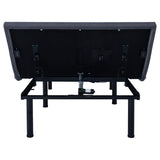 Negan Twin Extra Long Adjustable Bed Base Grey and Black - 350132TL