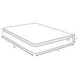 Hayes 11-inch California King Pillow Top Foam Hybrid Mattress - 350362KW